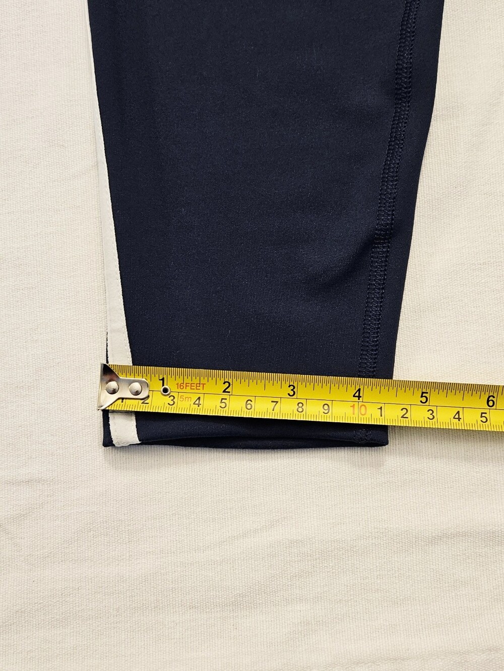 All In Motion Navy Athletic Leggings with Side Stripe - Picture 4 of 7